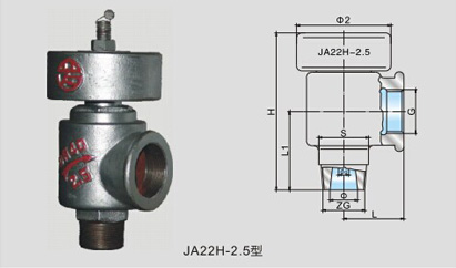 JA22H型静重式安全阀